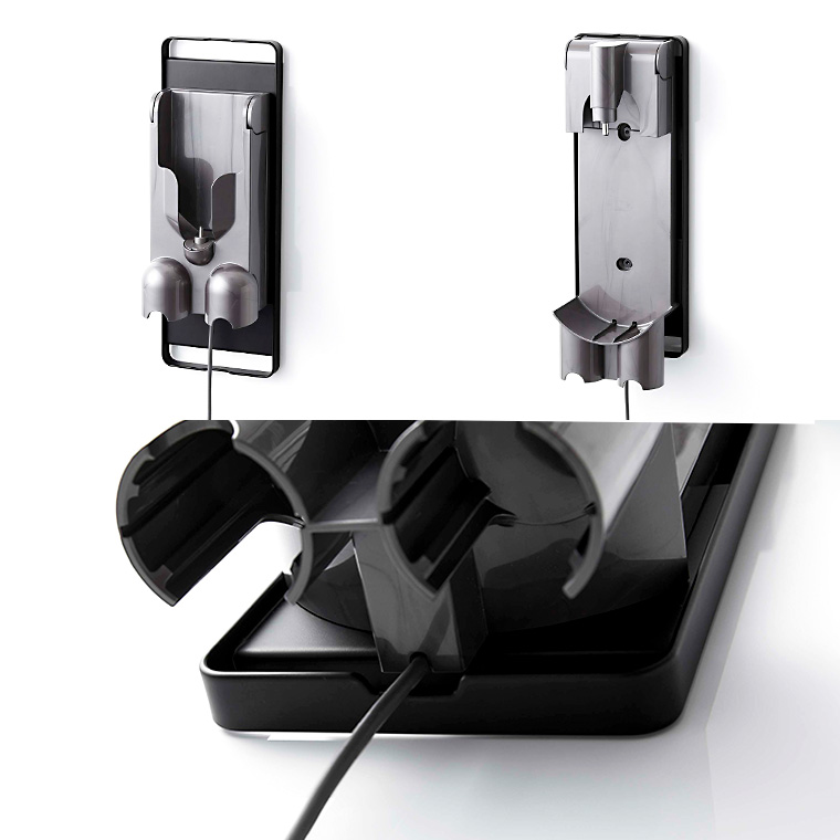 マグネットコードレスクリーナーホルダー タワー 山崎実業 tower ホワイト/ブラック 6150 6151