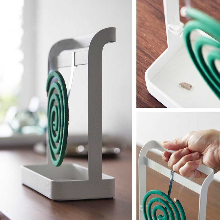 山崎実業 tower 蚊取り線香ハンガー タワー ホワイト ブラック 6446 6447