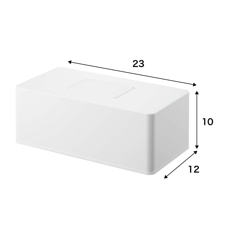 住居用ウェットクリーナーシート&おしり拭きケース タワー山崎実業 tower ホワイト/ブラック 6615 6616