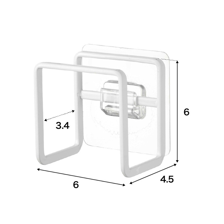 フィルムフックスポンジホルダー タワー山崎実業 tower ホワイト/ブラック 6621 6622