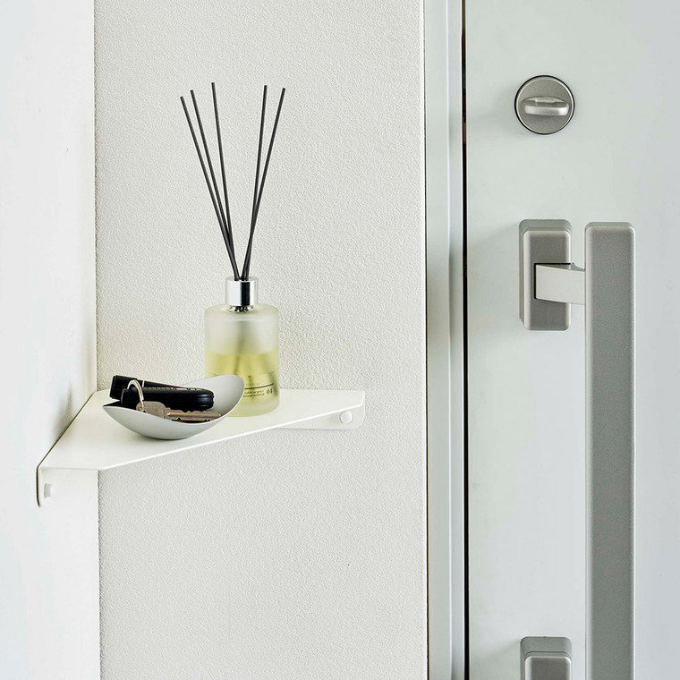 山崎実業 tower 石こうボード壁対応 コーナーシェルフ タワー ホワイト ブラック 6911 6912