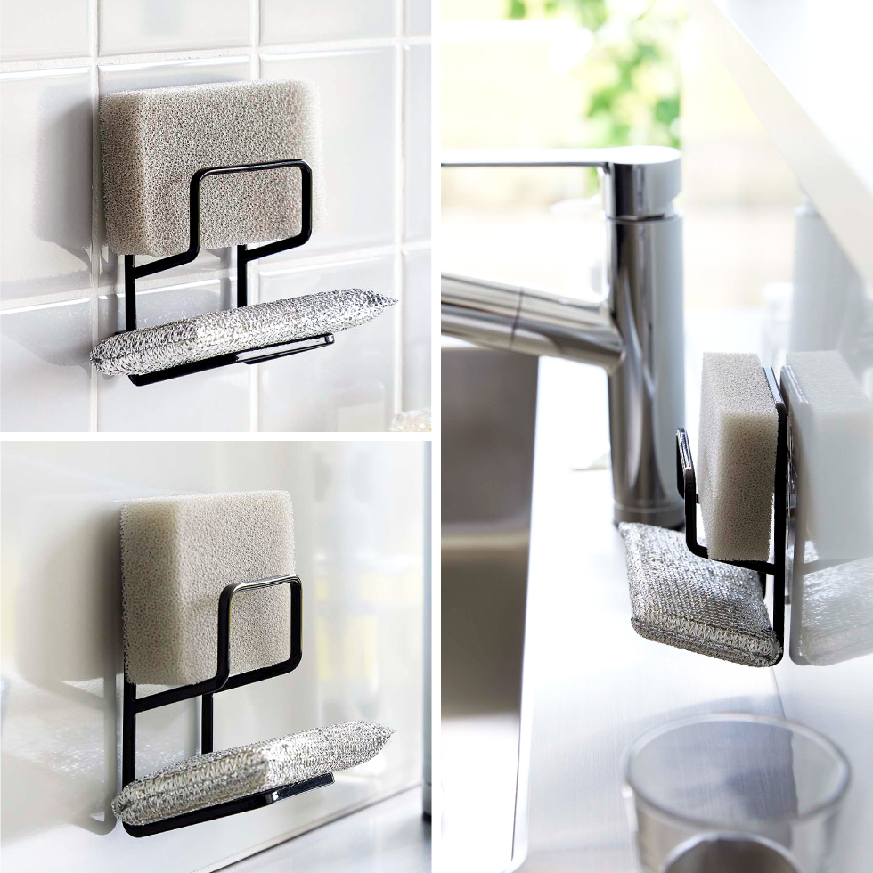 フィルムフックスポンジホルダー タワー ダブル 山崎実業 tower 7017 7018