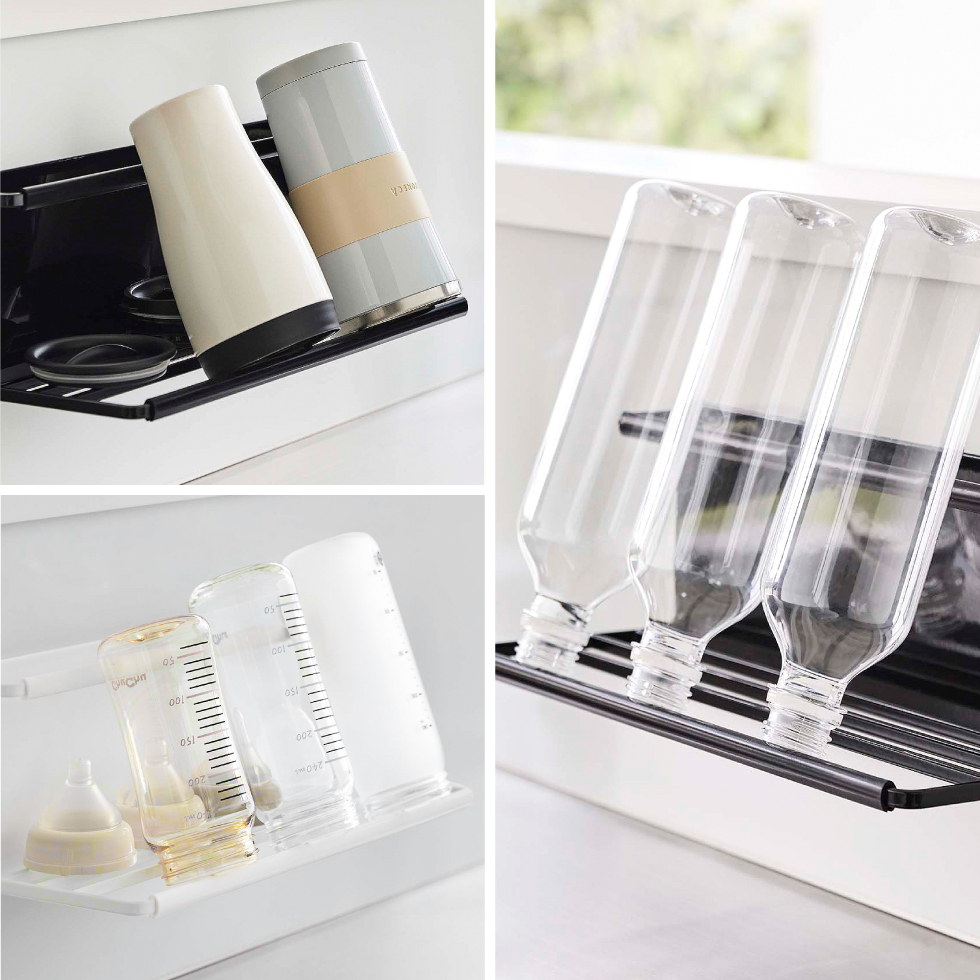 マグネットワイドジャグボトルホルダー タワー L 山崎実業 tower ホワイト/ブラック8060 8061