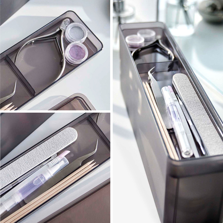 山崎実業 tower ネイル収納ケース タワー ホワイト/ブラック 8062 8063