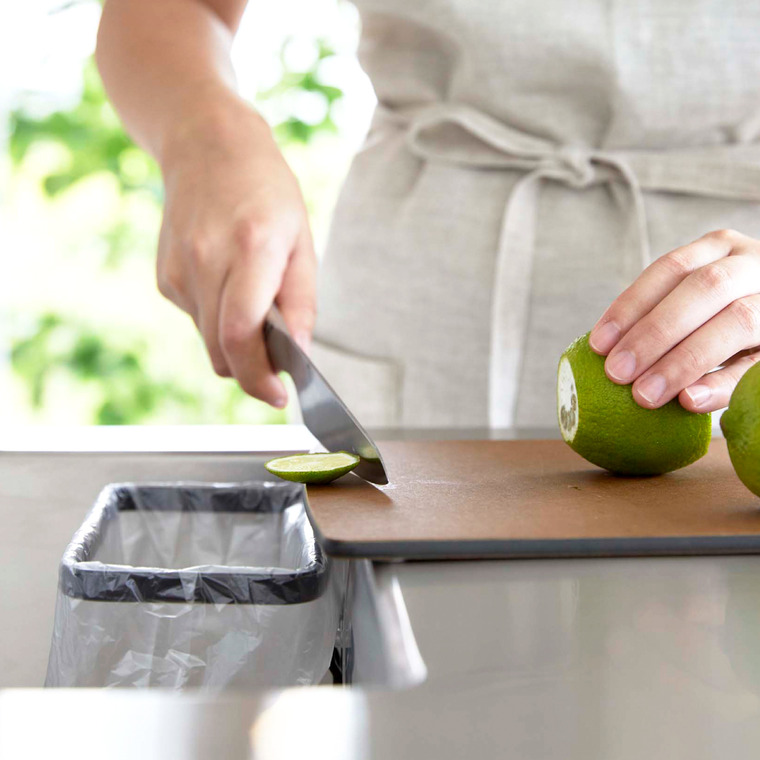 山崎実業 tower フィルムフックポリ袋ホルダー タワー ホワイト/ブラック 8182 8183