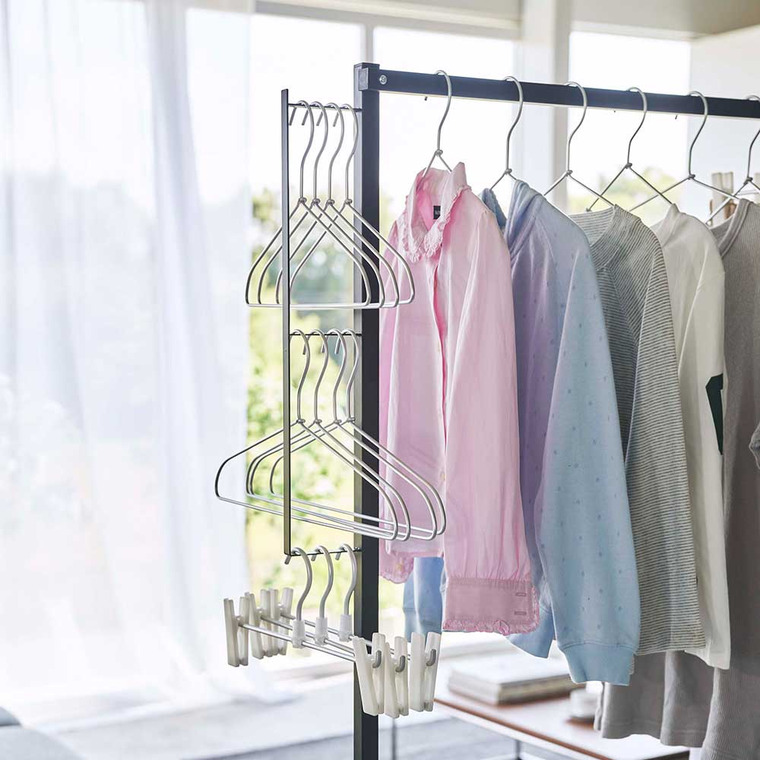 折り畳み室内物干し タワー 山崎実業 tower 6619 6620 ホワイト ブラック