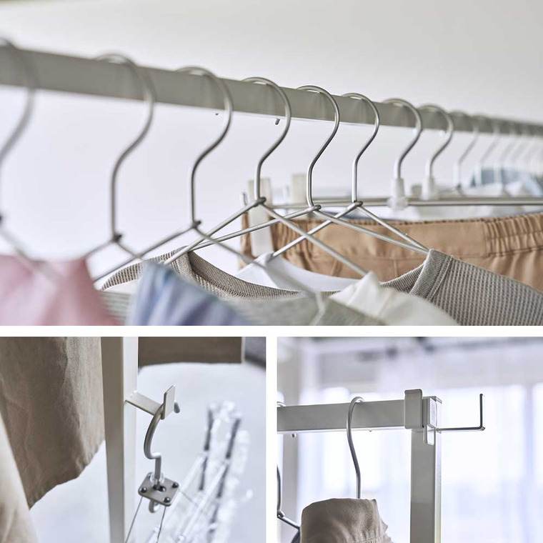 折り畳み室内物干し タワー 山崎実業 tower 6619 6620 ホワイト ブラック