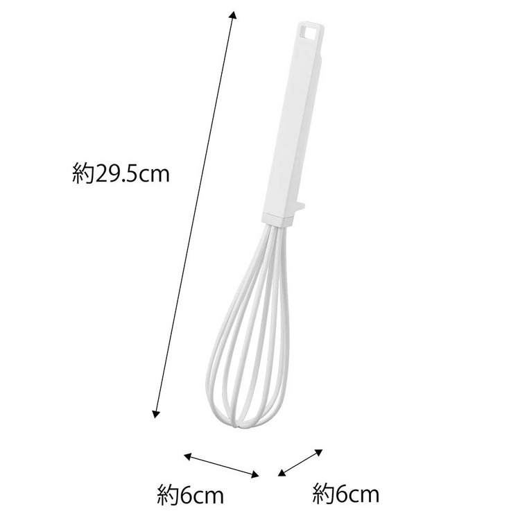 山崎実業 towerシリコーンハンドル 泡立て器 タワー