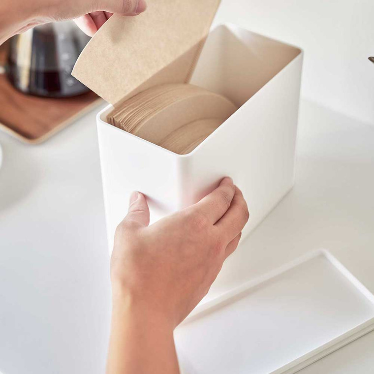 山崎実業 towerコーヒーフィルター収納ケース タワー