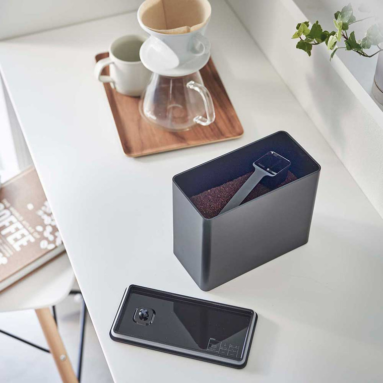 山崎実業 towerバルブ付き密閉コーヒーキャニスター タワー