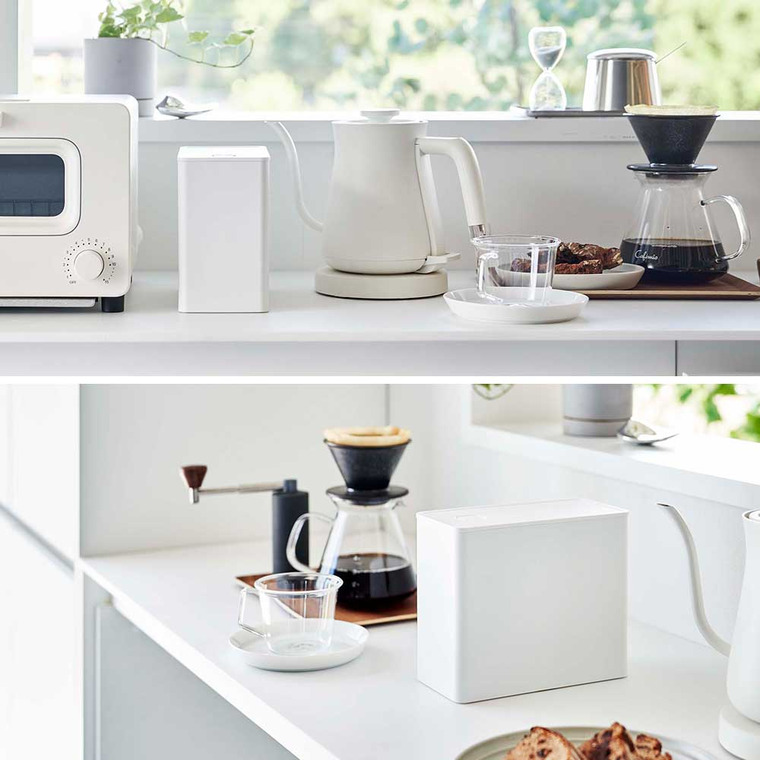 山崎実業 towerバルブ付き密閉コーヒーキャニスター タワー