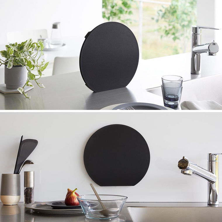 山崎実業 tower 食洗機対応 マグネット抗菌まな板 タワー ラウンド 山崎実業 tower 7014 7015 ホワイト ブラック