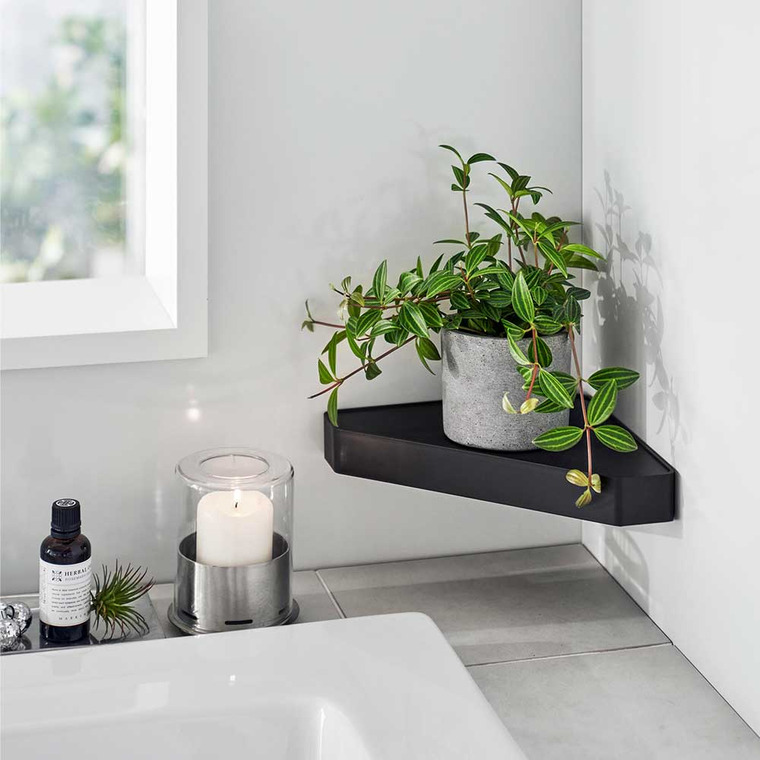 リバーシブルマグネットバスルームコーナーラック タワー 山崎実業 tower ホワイト ブラック 4045 4046