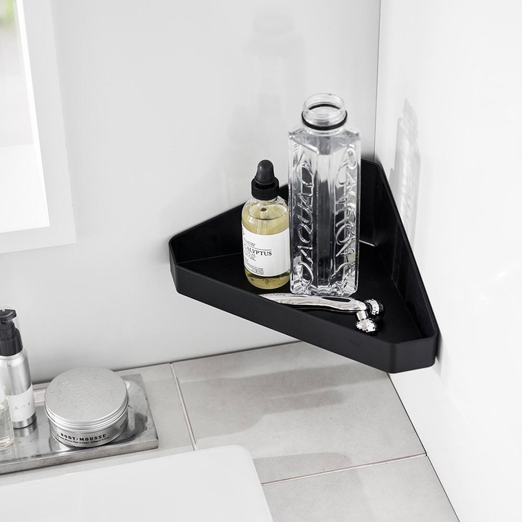 リバーシブルマグネットバスルームコーナーラック タワー 山崎実業 tower ホワイト ブラック 4045 4046