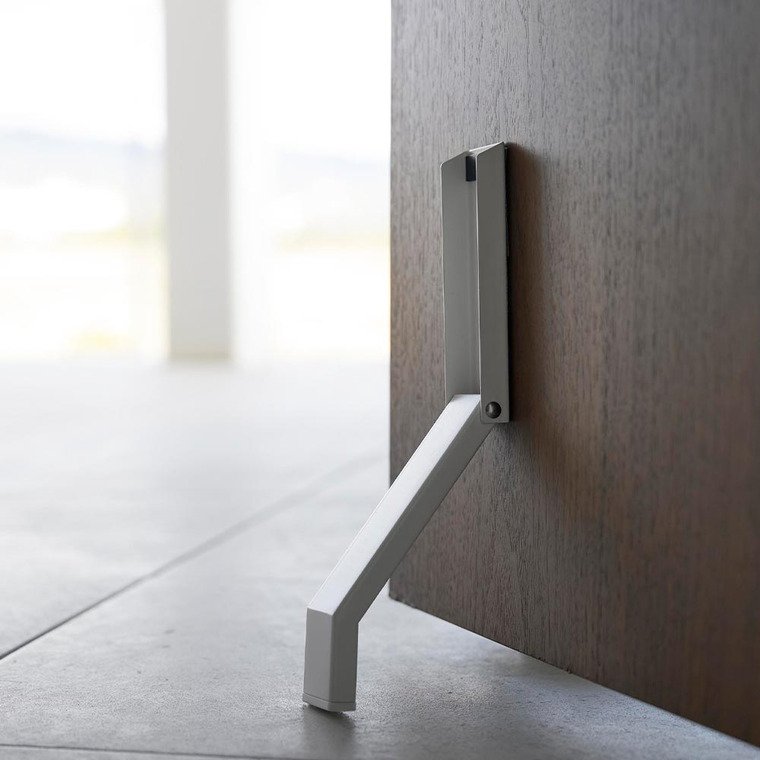 tower テープで貼りつける折り畳みドアストッパー タワー 山崎実業 3722 3723 ホワイト ブラック