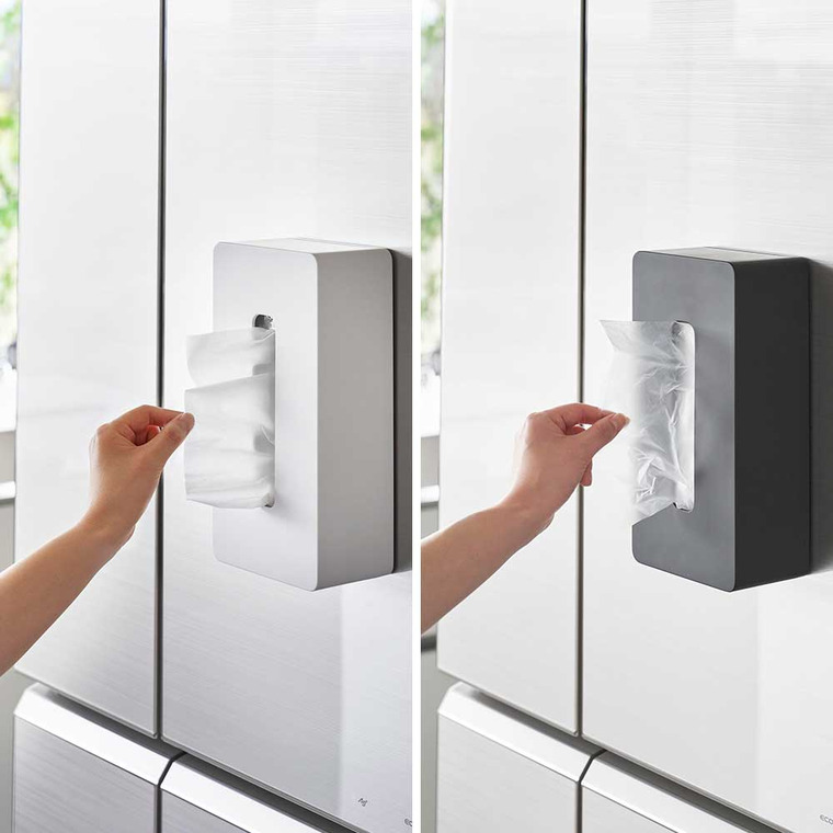 山崎実業 towerフィルムフックティッシュケース タワー レギュラーサイズ 5587 5588 ホワイト ブラック