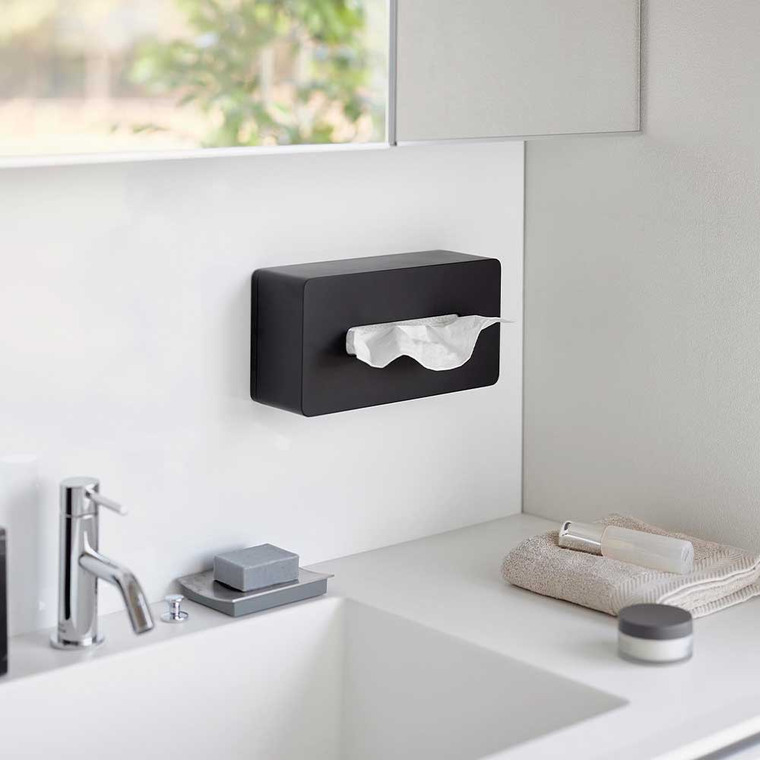 山崎実業 towerフィルムフックティッシュケース タワー レギュラーサイズ 5587 5588 ホワイト ブラック