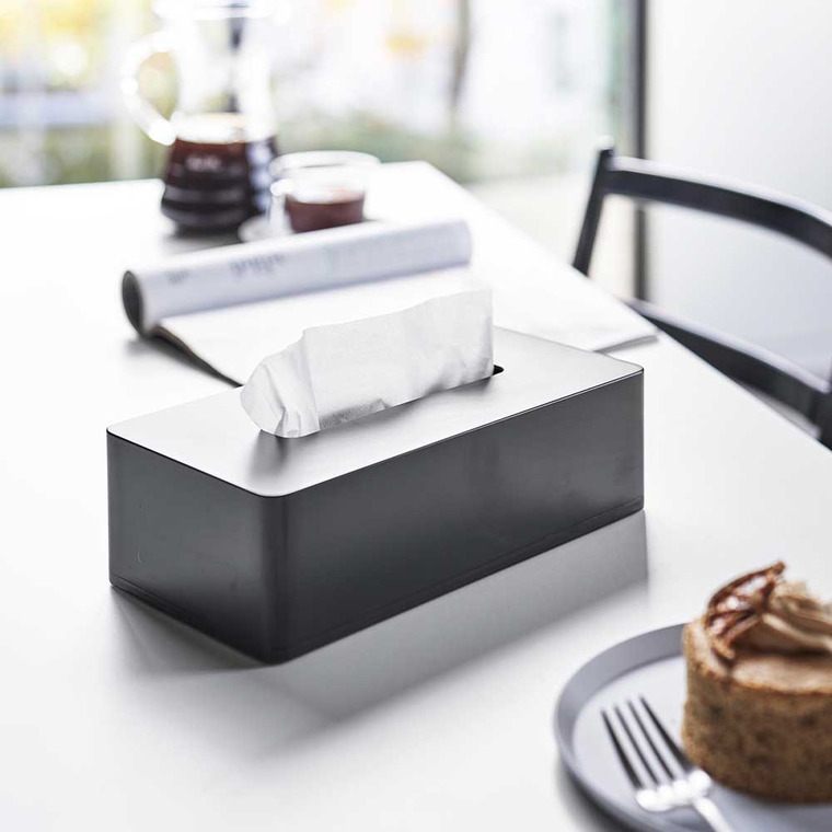 山崎実業 towerフィルムフックティッシュケース タワー レギュラーサイズ 5587 5588 ホワイト ブラック