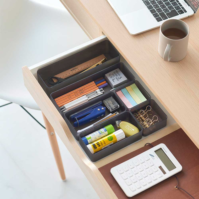 縦横重ねられる引き出し整理収納ケース タワー 深型 2個組 山崎実業 tower 収納 3646 3647 ホワイト ブラック