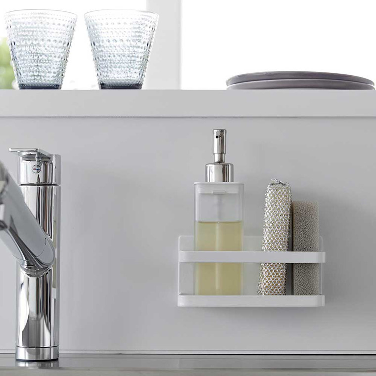 マグネットスポンジ&ボトルラック タワー 山崎実業 tower ホワイト ブラック 3337 3338