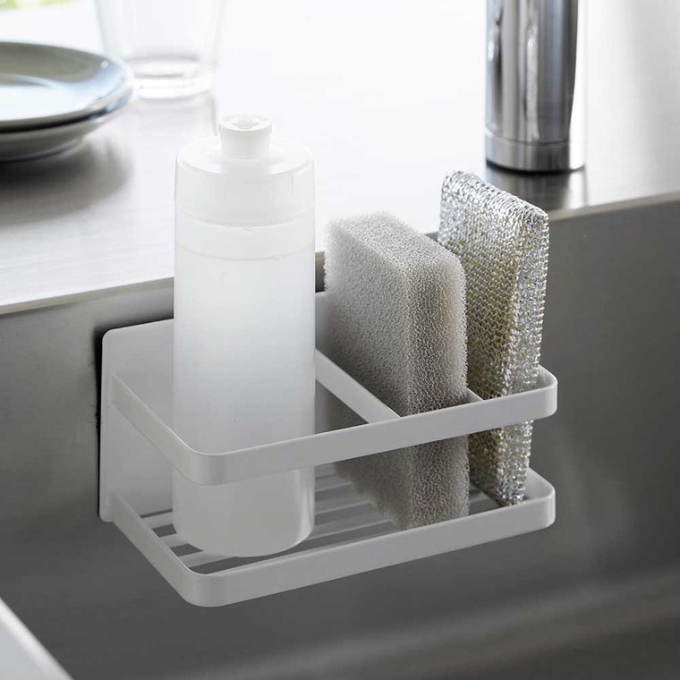 マグネットスポンジ&ボトルラック タワー 山崎実業 tower ホワイト ブラック 3337 3338