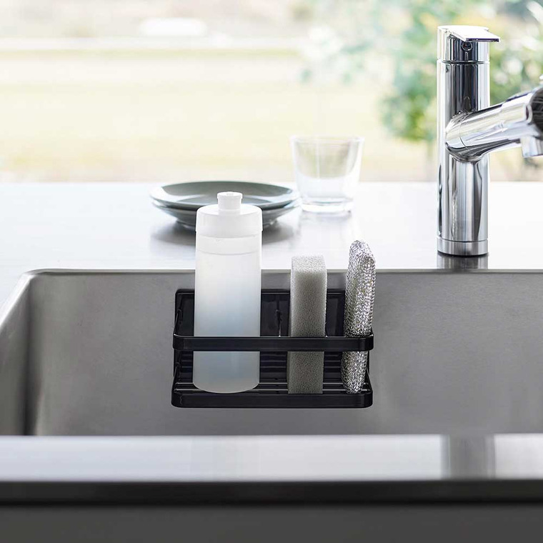 マグネットスポンジ&ボトルラック タワー 山崎実業 tower ホワイト ブラック 3337 3338