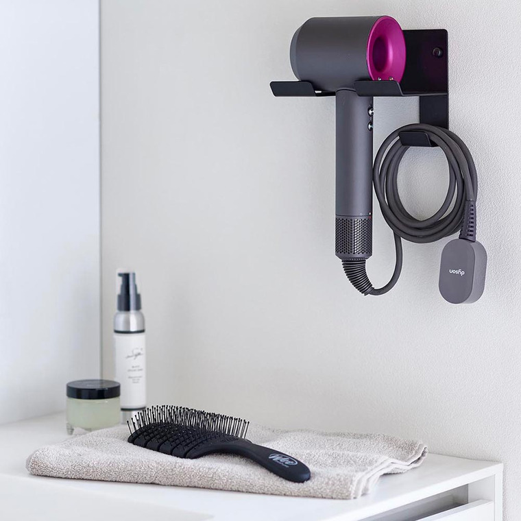 石こうボード壁対応ウォールドライヤーホルダー タワー 山崎実業 tower 4508 4509 ホワイト ブラック