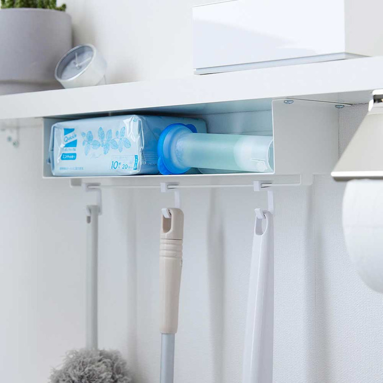 トイレ棚下収納ラック タワー 山崎実業 tower 収納 3758 3759 ホワイト ブラック