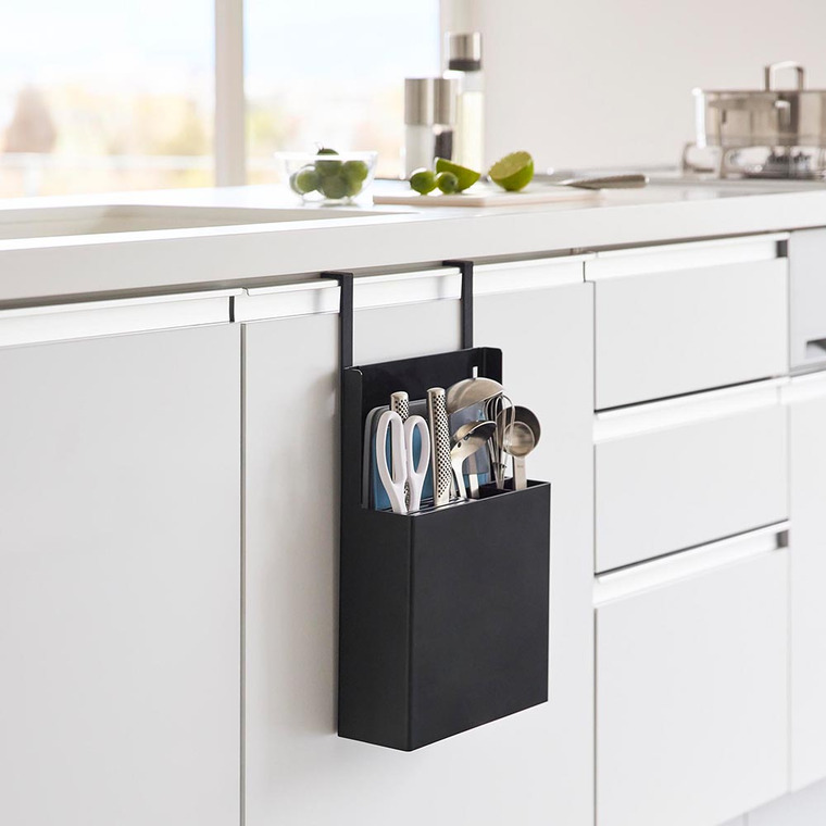 シンク扉オールインワンキッチンツールホルダー タワー 山崎実業 tower キッチン 4512 4513 ホワイト ブラック
