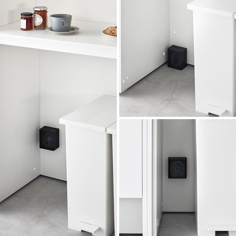 石こうボード壁対応消臭剤ケース タワー S 山崎実業 tower 3665 3666 ホワイト ブラック