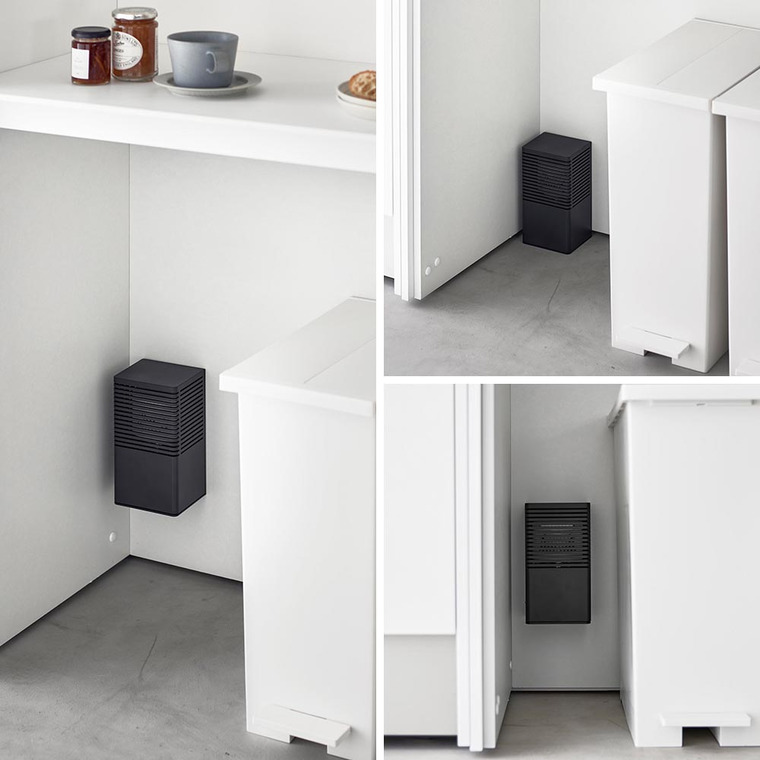 石こうボード壁対応消臭剤ケース タワー L 山崎実業 tower 3667 3668 ホワイト ブラック