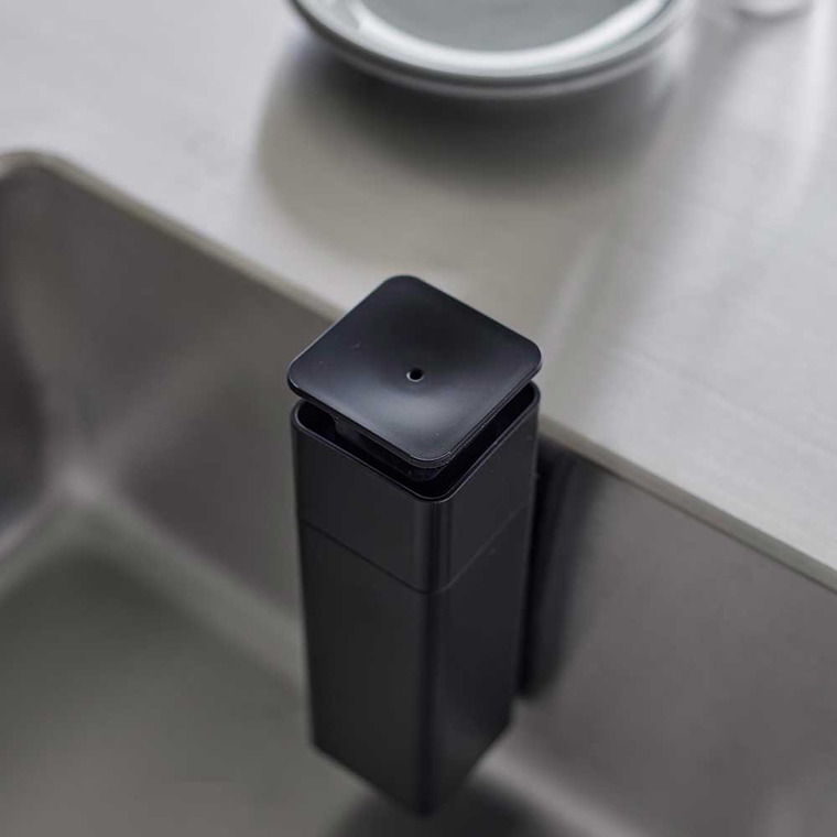 片手で出せるマグネットディスペンサー タワー 山崎実業 tower キッチン 3679 3680 ホワイト ブラック