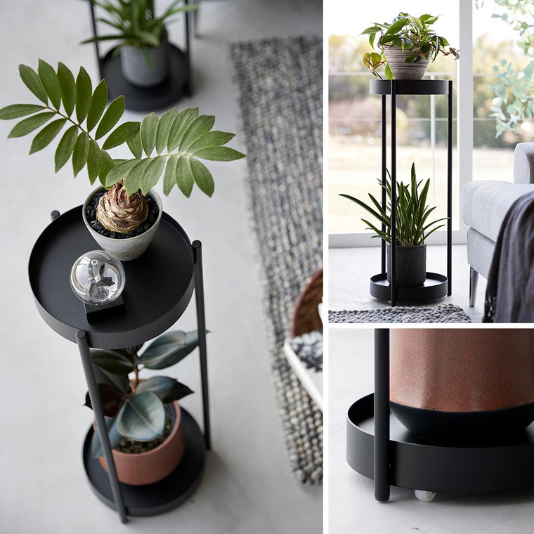 山崎実業 towerキャスター付きプランタースタンド タワー 2段