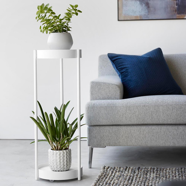 山崎実業 towerキャスター付きプランタースタンド タワー 2段