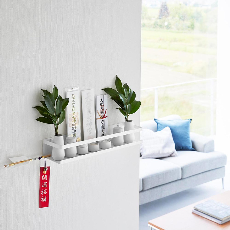 山崎実業 tower 石こうボード壁対応神棚 タワー 3654 ホワイト