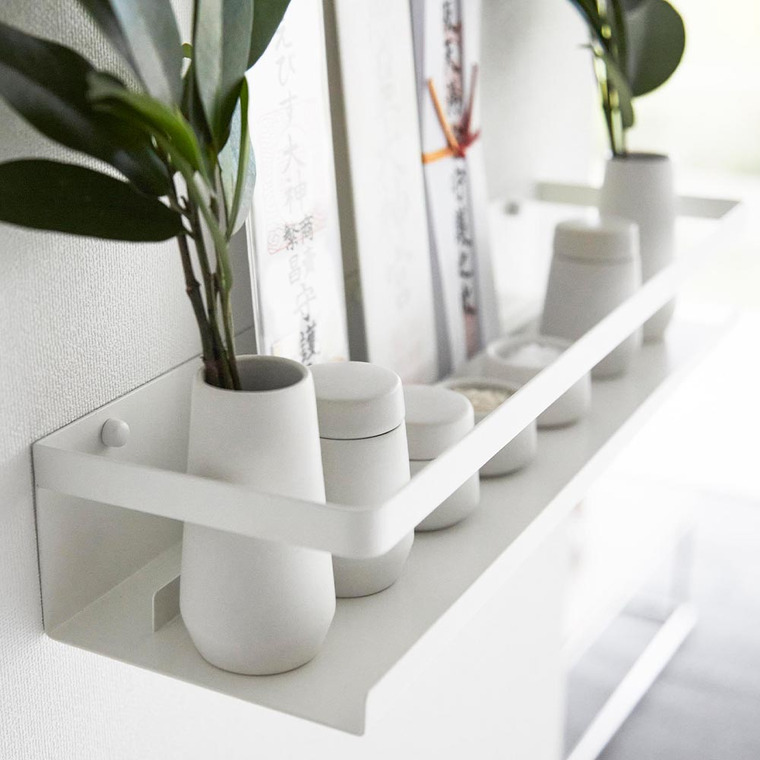 山崎実業 tower 石こうボード壁対応神棚 タワー 神具セット 3655 ホワイト