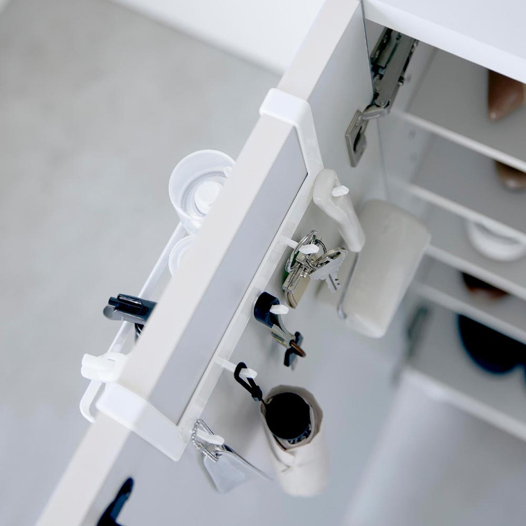 山崎実業 tower下駄箱扉引っ掛けフック&ツールホルダー タワー