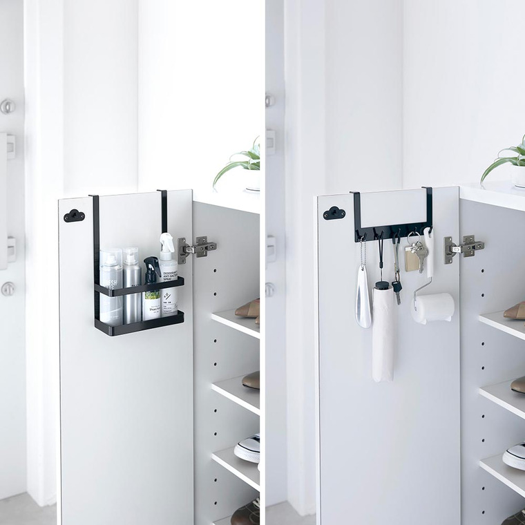 山崎実業 tower下駄箱扉引っ掛けフック&ツールホルダー タワー