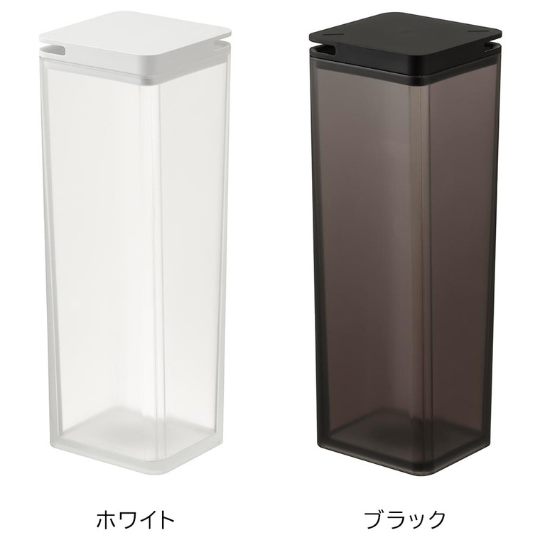 両方から注げる冷水筒 タワー 山崎実業 tower キッチン 3740 3741 ホワイト ブラック