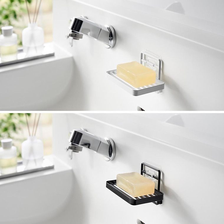 フィルムフックソープトレー タワー 山崎実業 tower お風呂 4540 4541 ホワイト ブラック