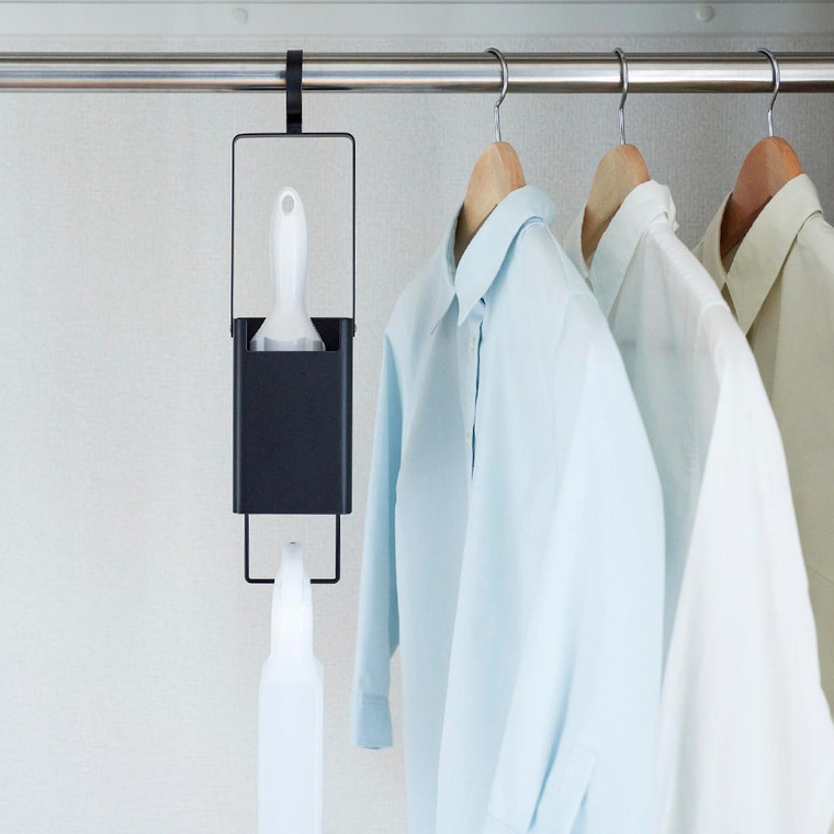 山崎実業 tower 衣類クリーナーツール収納ホルダー タワー 収納 4404 4405 ホワイト ブラック