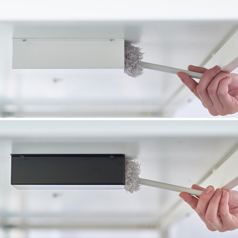 tower テーブル下ハンディモップ&リモコンホルダー タワー 山崎実業 収納 4542 4543 ホワイト ブラック