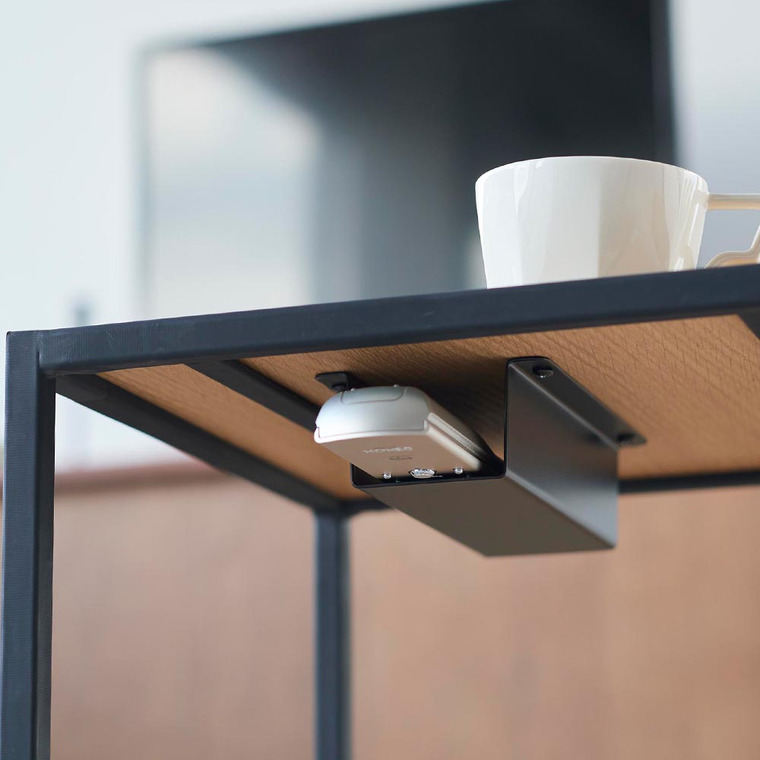 tower テーブル下ハンディモップ&リモコンホルダー タワー 山崎実業 収納 4542 4543 ホワイト ブラック