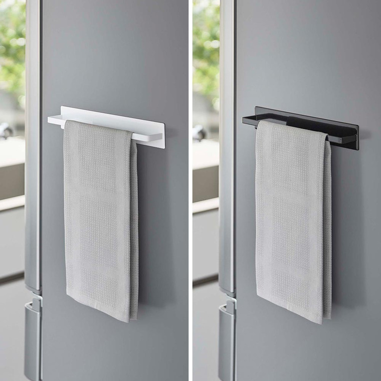 マグネットキッチンタオルハンガー タワー ワイド 山崎実業 tower ホワイト ブラック 3099 3100