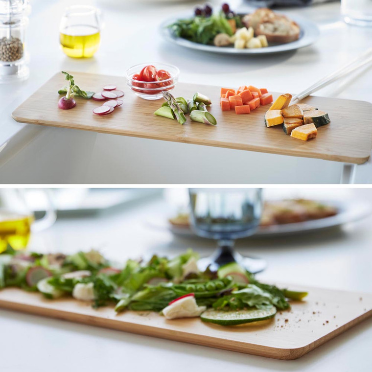 まな板 トスカ ロング 山崎実業 tosca キッチン 3697 ホワイト