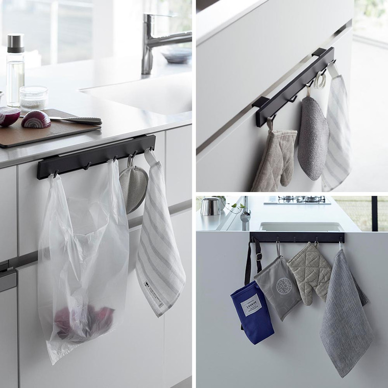 引っ掛け可動式キッチンフック タワー 山崎実業 tower キッチン 2042 2043 ホワイト ブラック