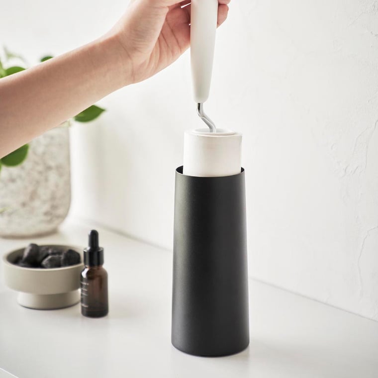 山崎実業 tower 粘着クリーナースタンド タワー L 縦型 収納 4560 4561 ホワイト ブラック