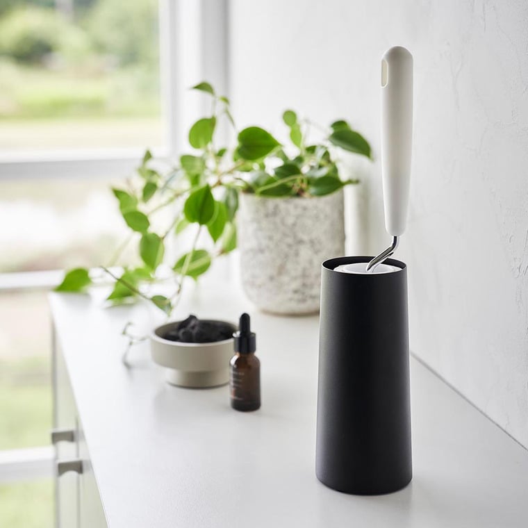 山崎実業 tower 粘着クリーナースタンド タワー L 縦型 収納 4560 4561 ホワイト ブラック