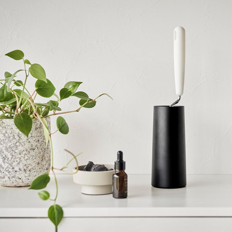 山崎実業 tower 粘着クリーナースタンド タワー L 縦型 収納 4560 4561 ホワイト ブラック