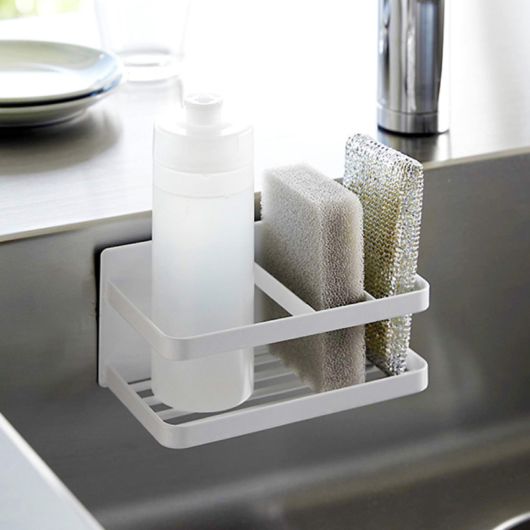 マグネットスポンジ&ボトルラック タワー 山崎実業 tower ホワイト ブラック 3337 3338